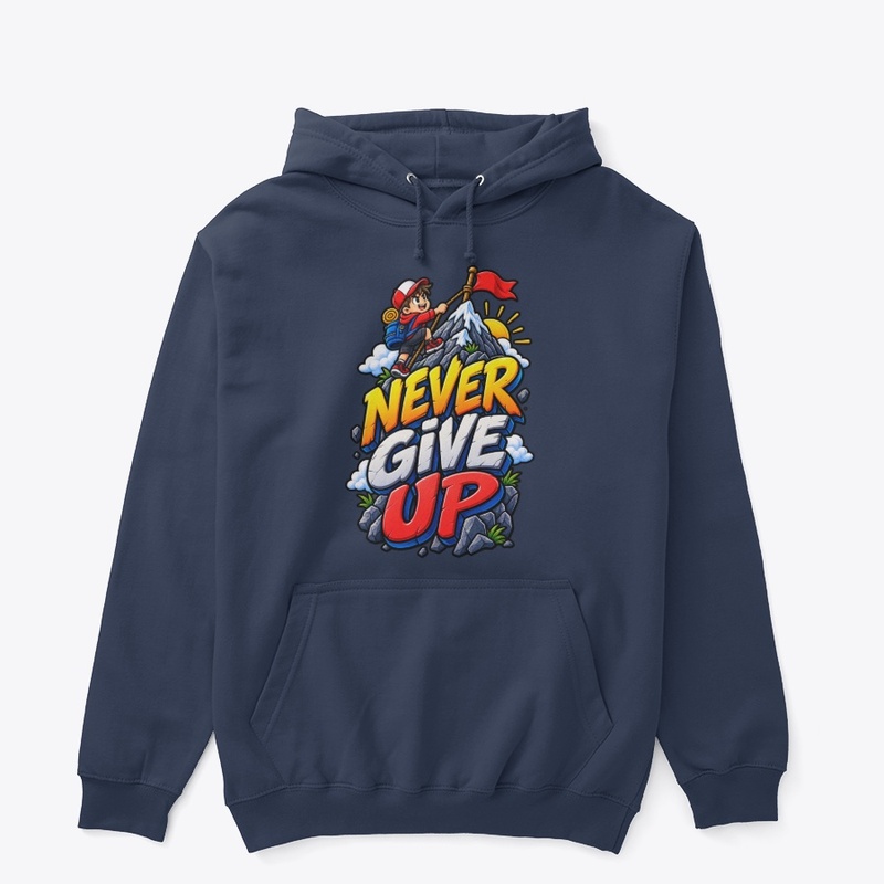 Never Give Up – Mountain Climber