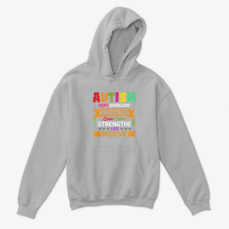 Autism Shirt - HOPE OVERCOME AWARENESS