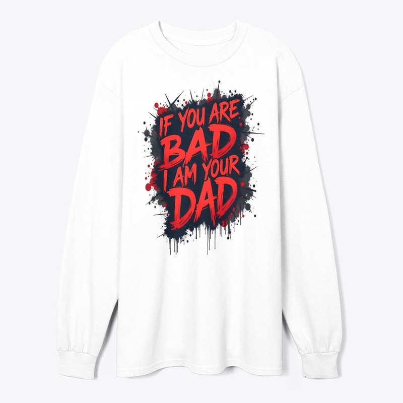 Bold Dad Joke Graffiti Streetwear Design