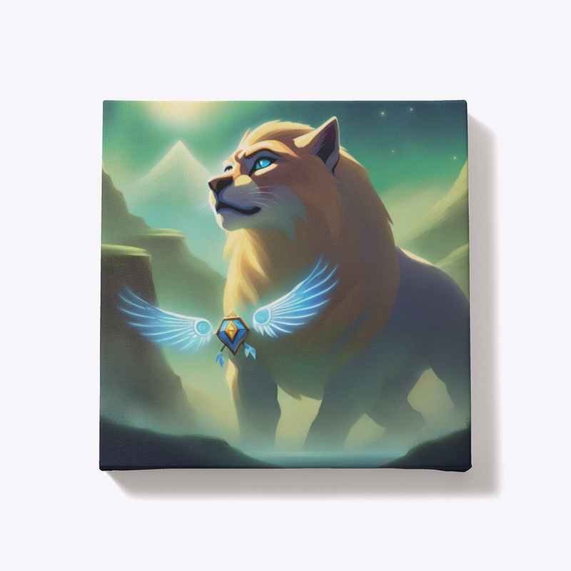 Shield and Lion Traveling Together