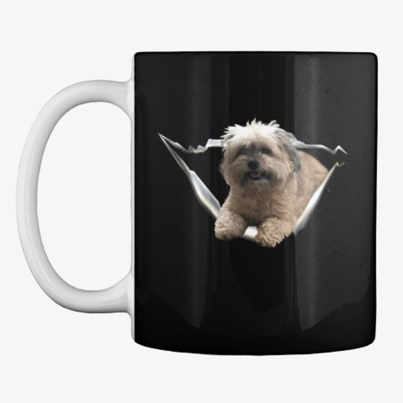morkie 3D Car sticker