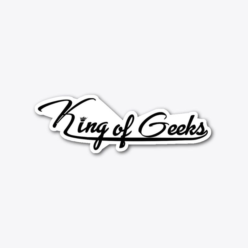 King of Geeks Sticker