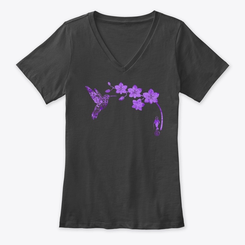 Orchid Humming Bird Purple 