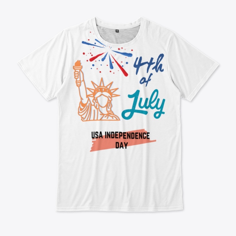 "USA independence day" White t-shirt