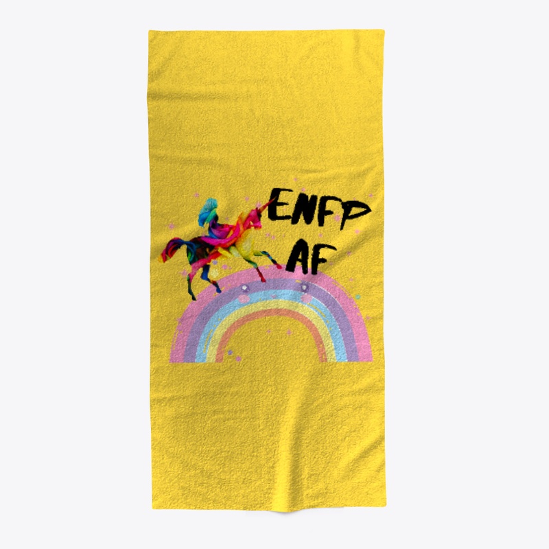 ENFP AF Funny Unicorn And Rainbow Design