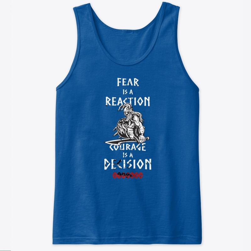 Viking Quote Courage & Fear Warrior Gift