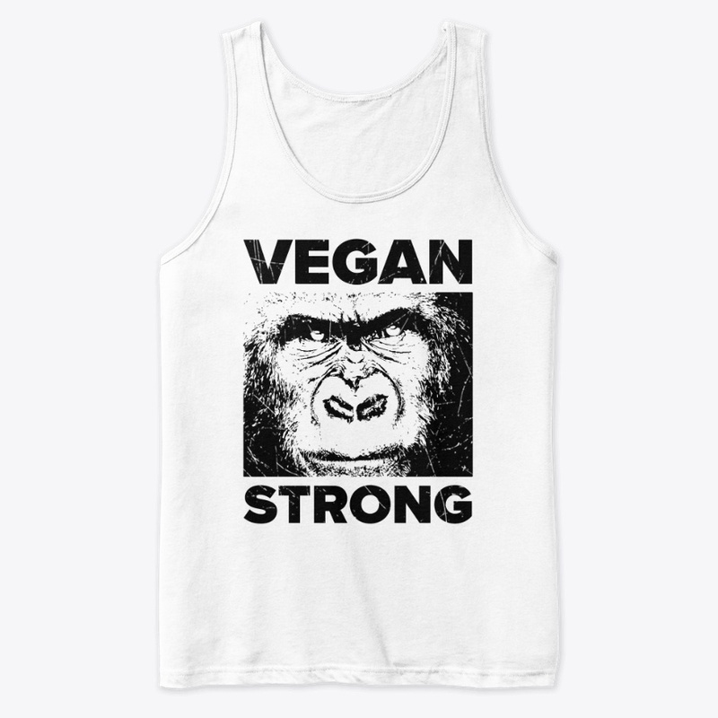 Go Vegan Strong Gorilla