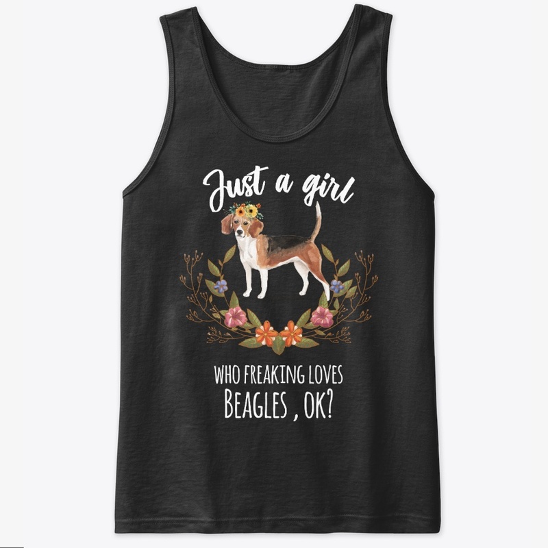 Just Girl Loves Beagles Boho Style