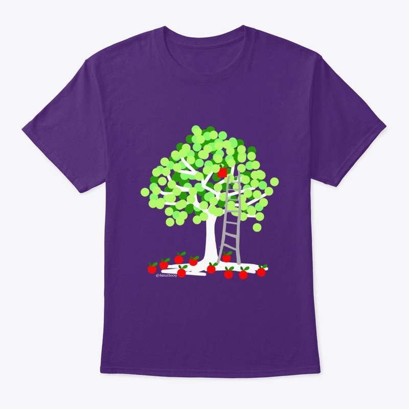 apple tree by night