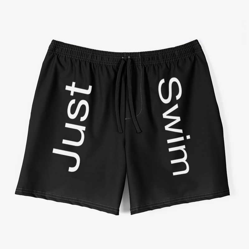 Just Swim Men's Swim Trunks 