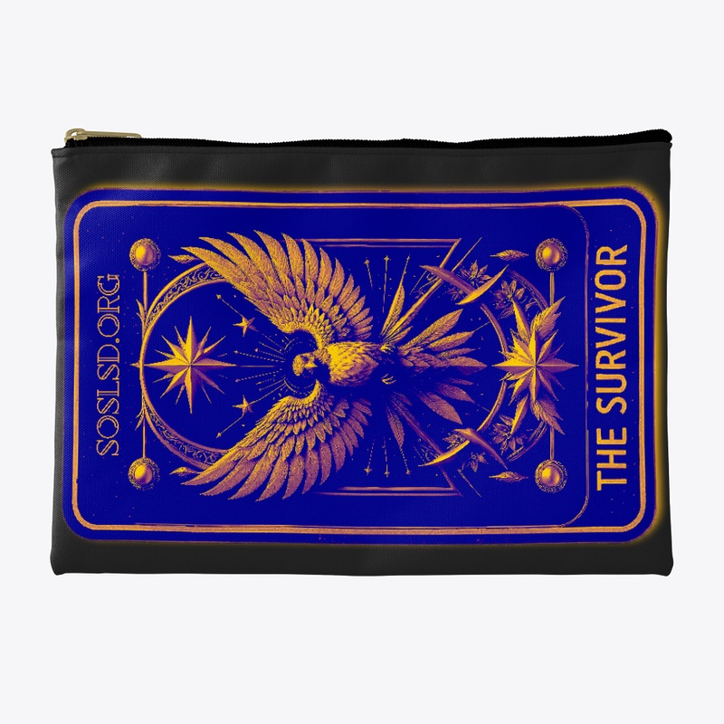 Survivor Tarot pouch in SOSL Blue/Yellow