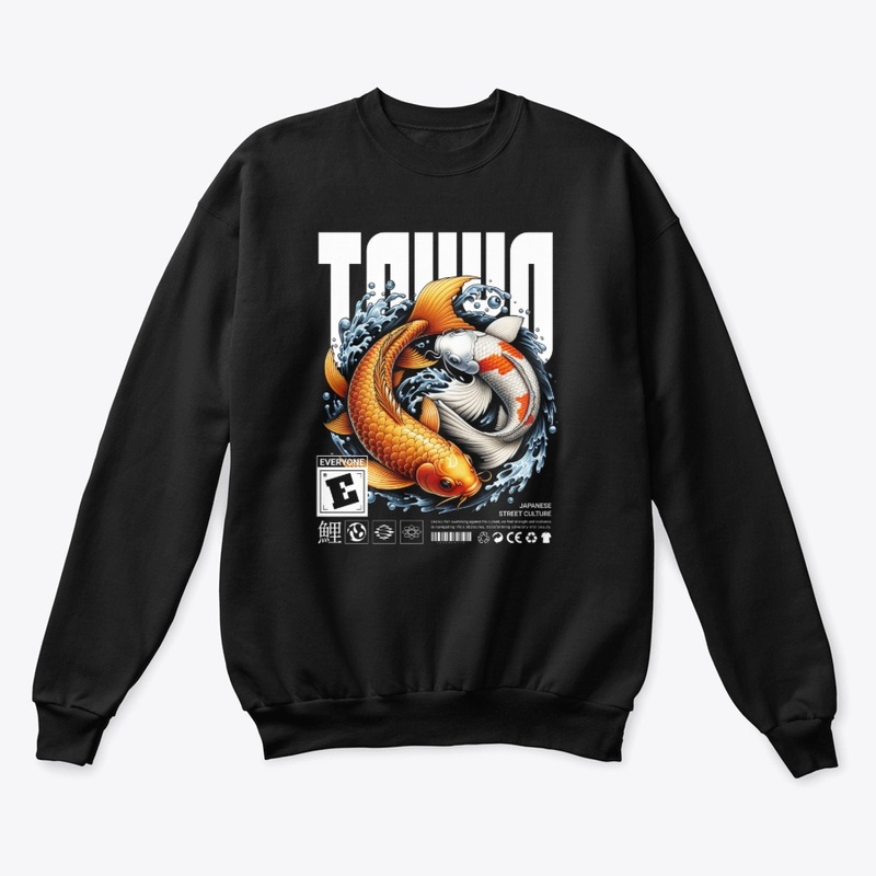 Koi Fish Tokyo Japan Graphic Merch