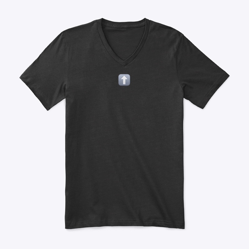 Up arrow (top) T-shirt 