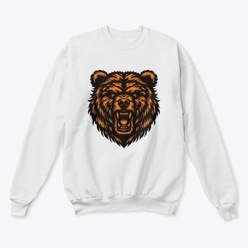 Untamed Bear Head Graphic