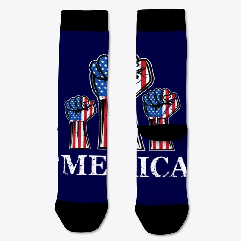 Merica American Flag Shirt- 4th July 