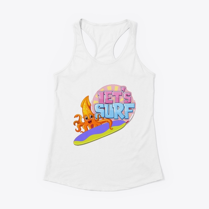 let's go surf t-shirt  