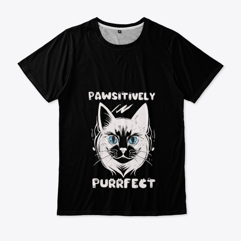 PAWSITIVELY PURRFECT CAT T SHIRT T-Shirt