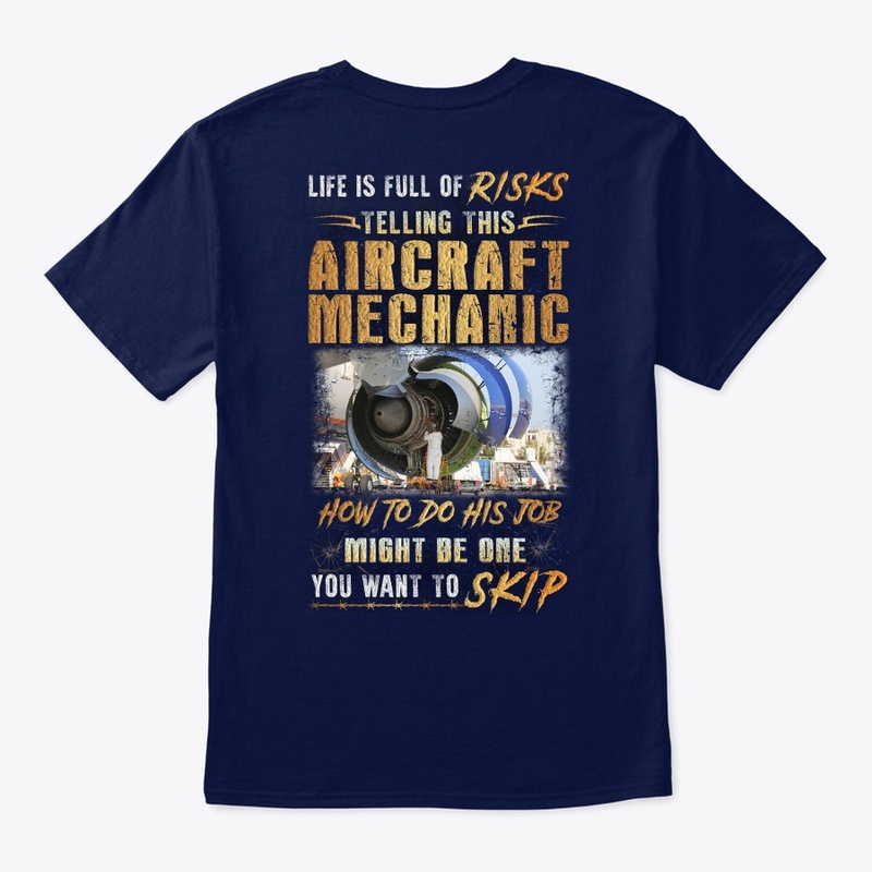 Risky Aircraft Mechanic Shirt 