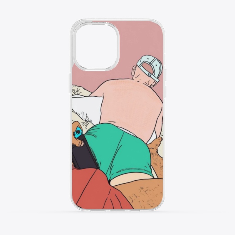 Couple Gaming Clear iPhone Case