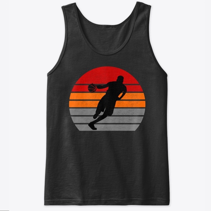 Basketball Vintage Sunset