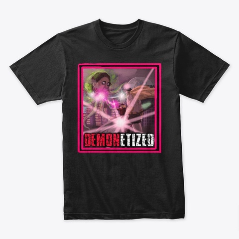 Demonetized! Black T-Shirt Front