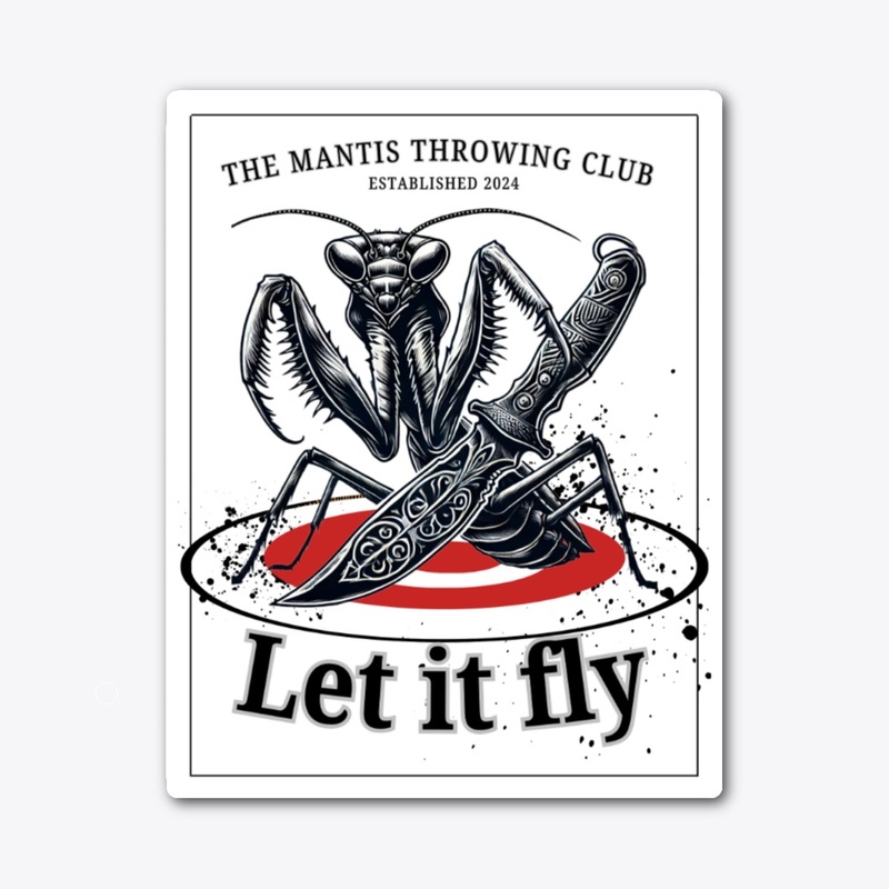 The Mantis throwing Club merch