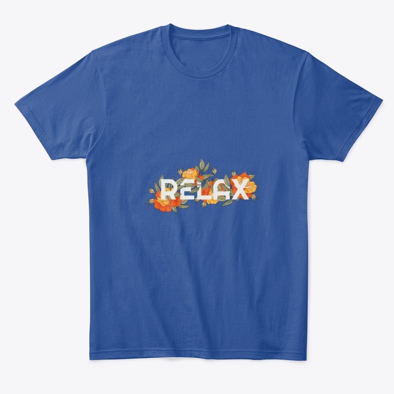 Relax Floral Graphic Long Sleeve Tee