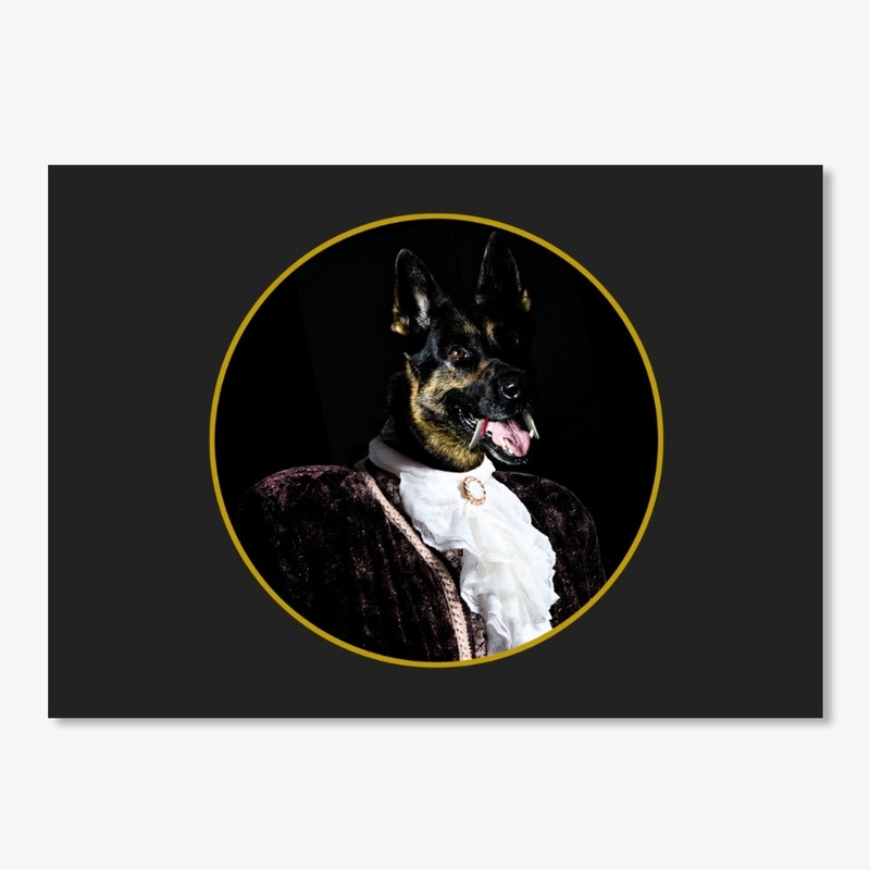 German Shepherd as a Vampire