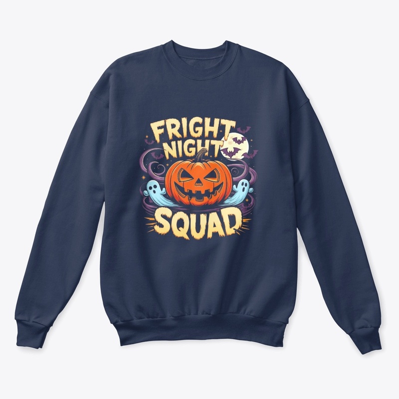 "Fright Night Squad Halloween pumpkin"
