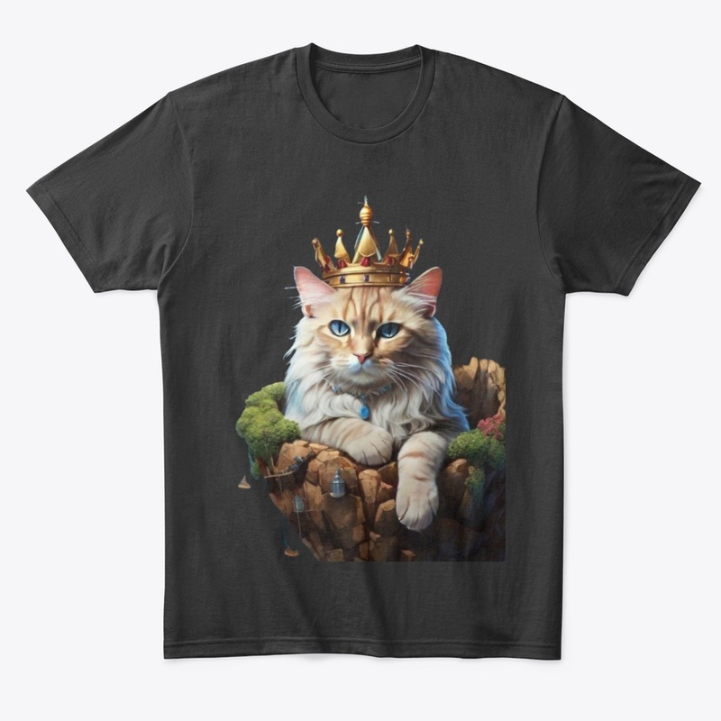 Princess Cat in an Island Graphic Shirts
