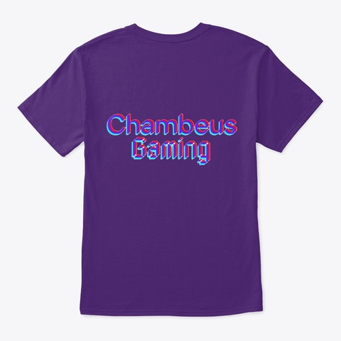 Official T Shirt Purple T-Shirt Back