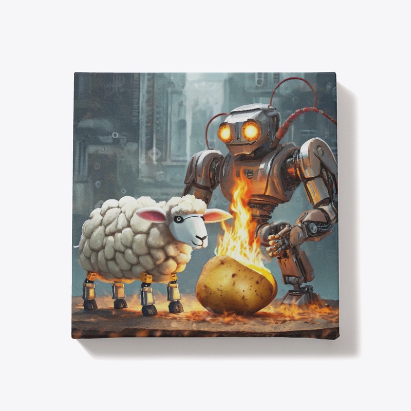 Sheep robot Jacket potato