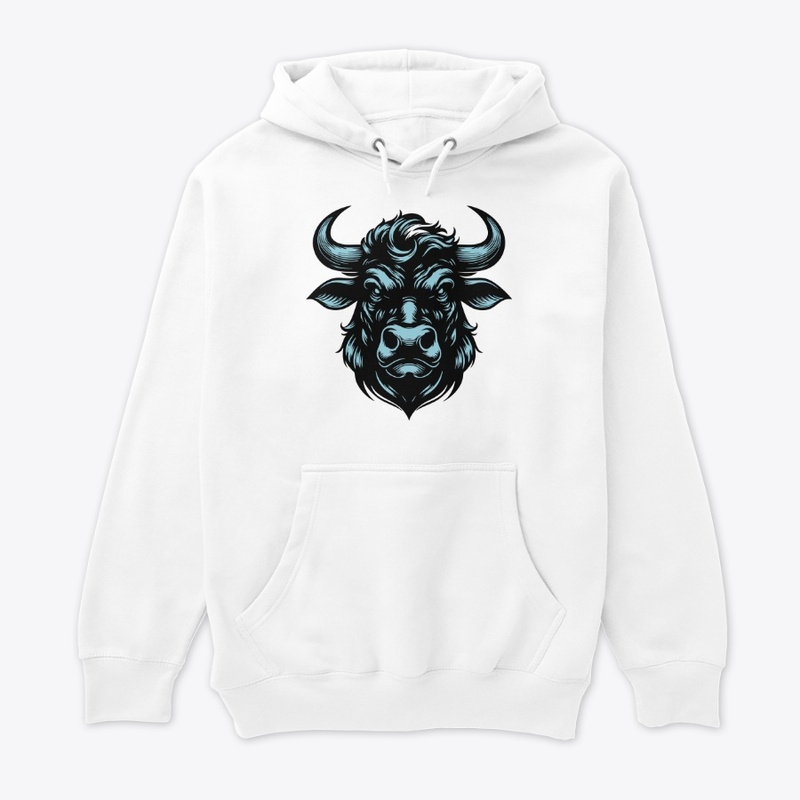 Striking Angry Cow Graphic