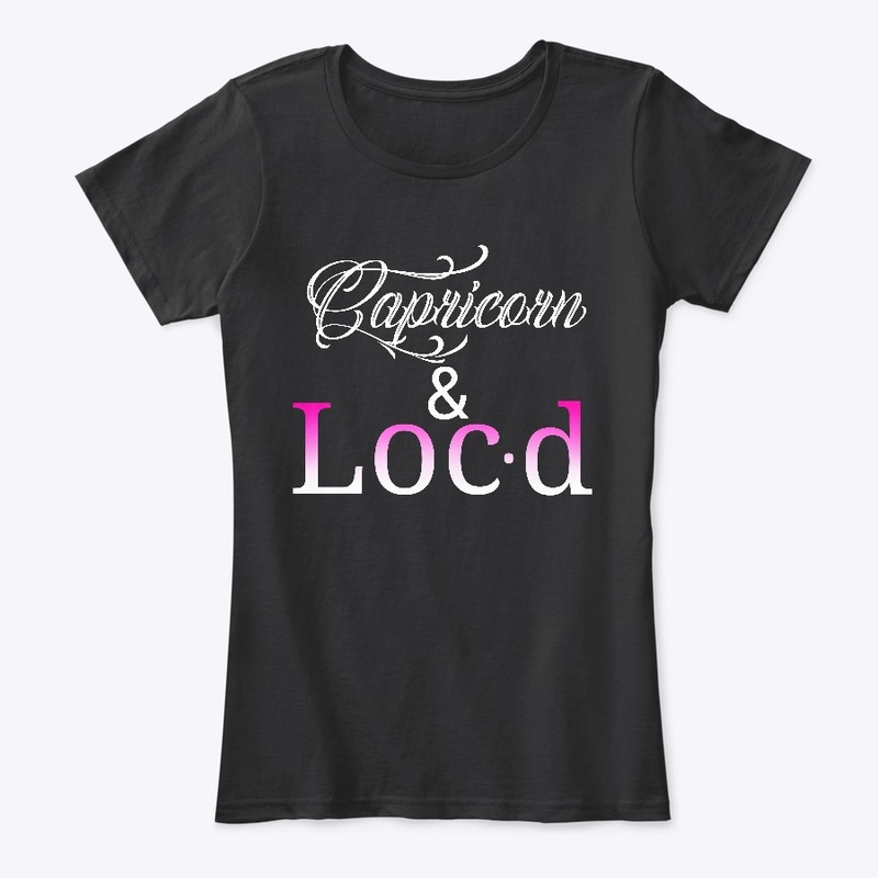 Capricorn & loc'd zodiac tee shirt