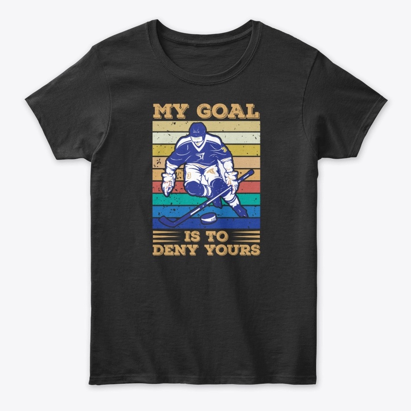 Retro Style Ice Hockey Players T shirt