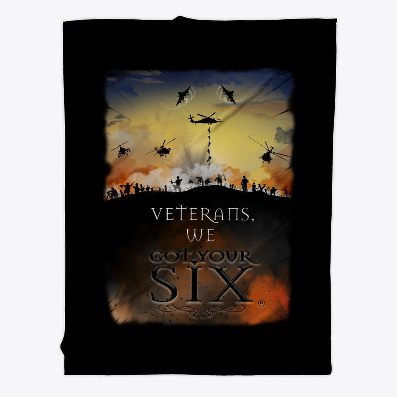 COURAGE UNDER FIRE FLEECE BLANKET