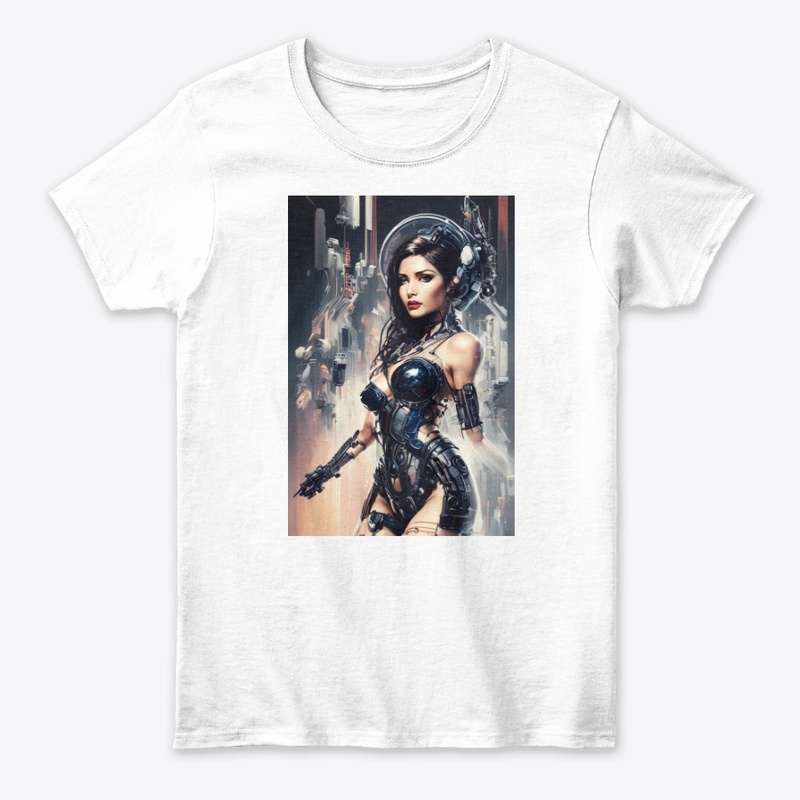 Futuristic Cyborg Woman
