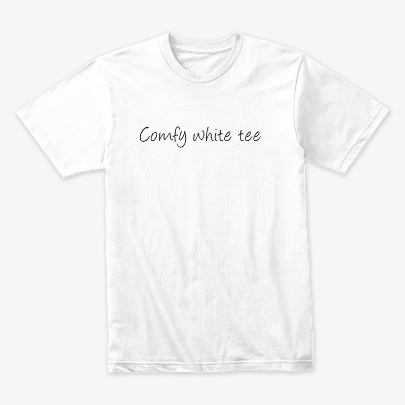 Comfy White Tee Design