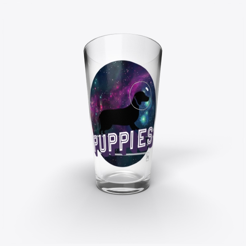 Puppies In Space (Dachshund)