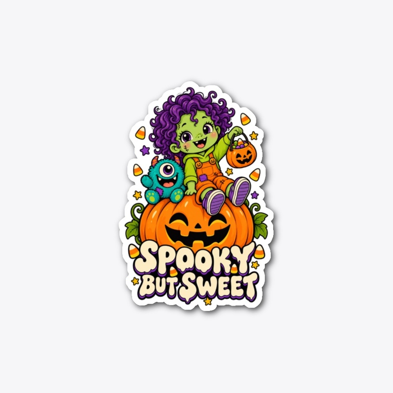 Spooky But Sweet Halloween Kids Shirt