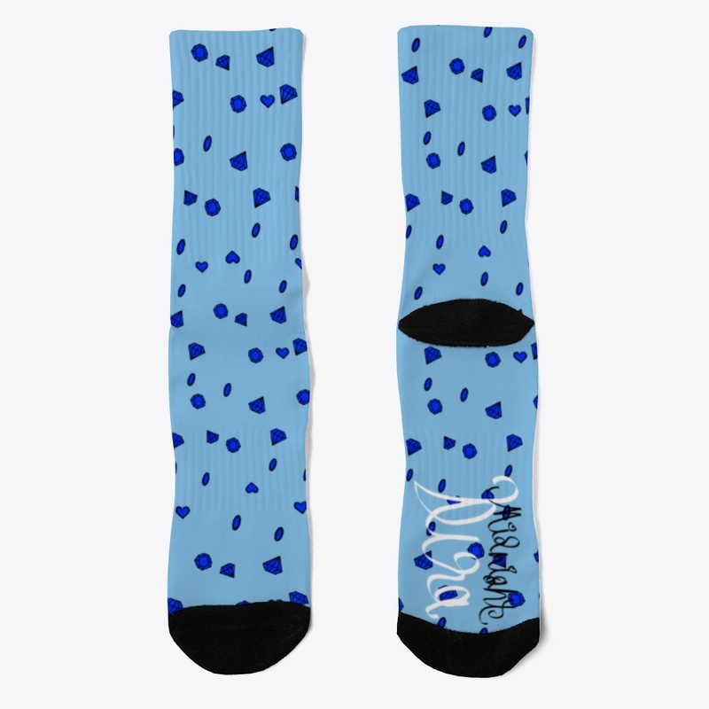 Gem Socks Blue