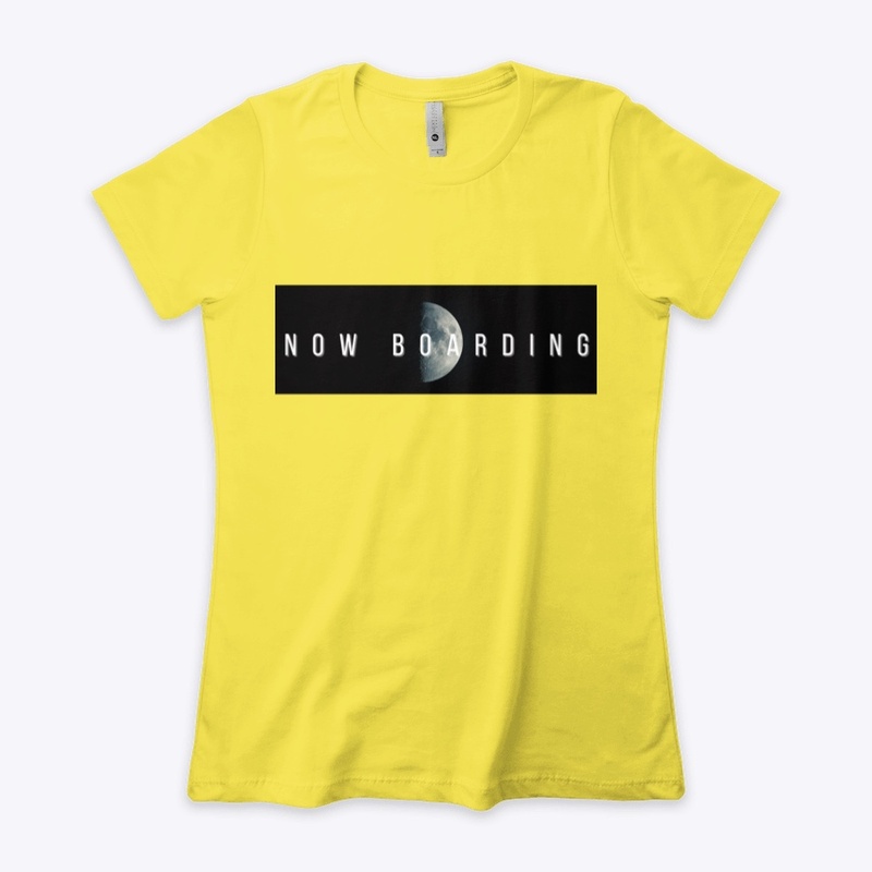 Womens Now Boarding Boyfriend Tee