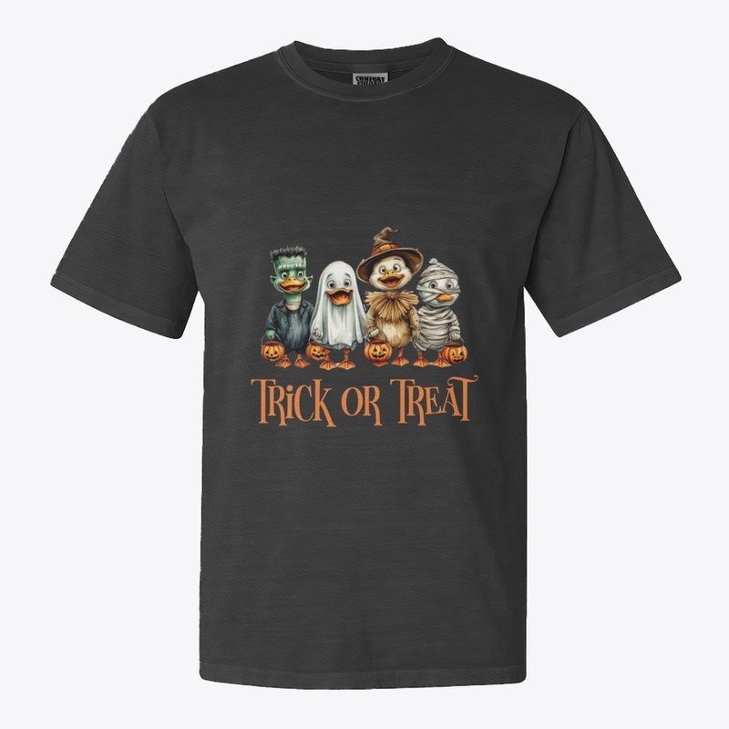 Trick or Treat Halloween Ducks