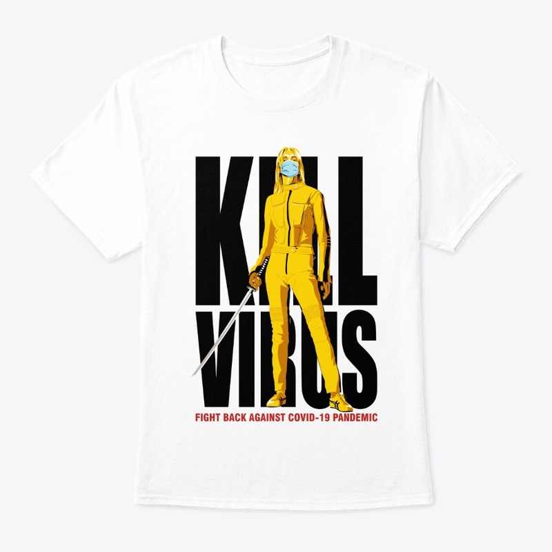 "Kill Virus" Coronavirus T-Shirt Design