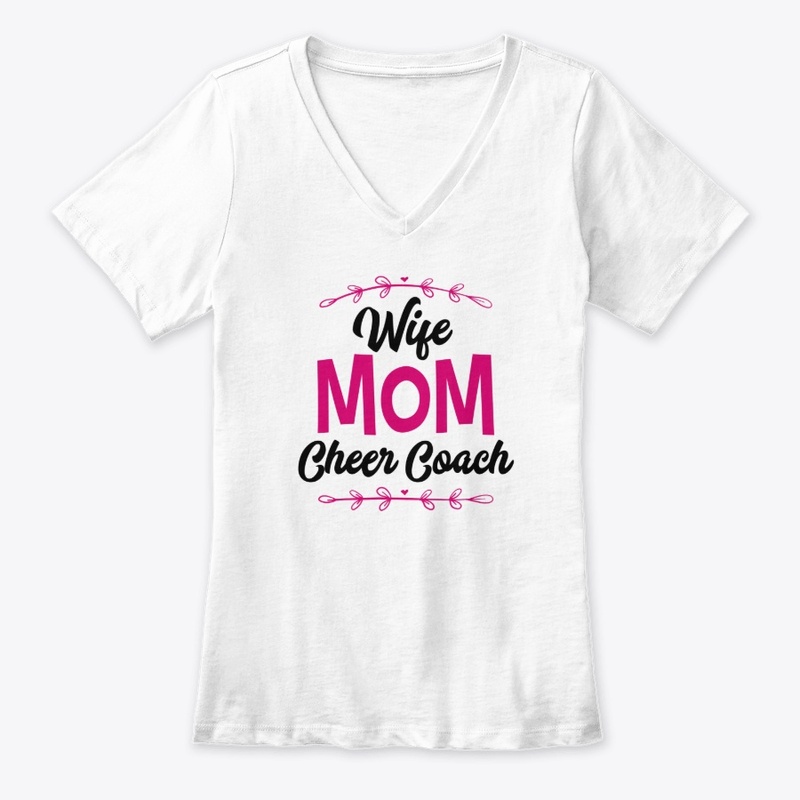 Wife ,Mom Cheer Coach T-shirts