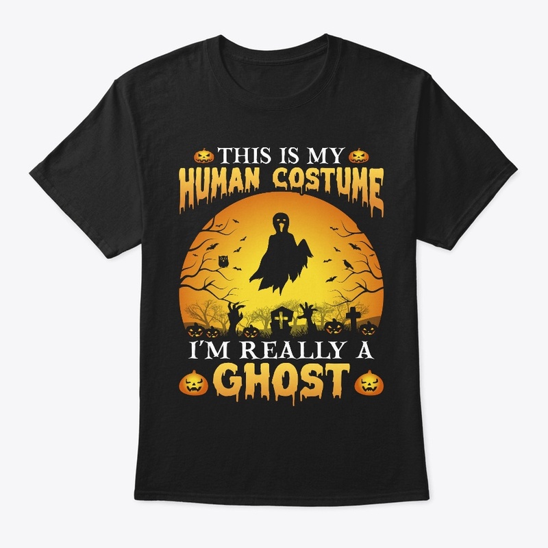 Human Ghost Halloween T-Shirts!