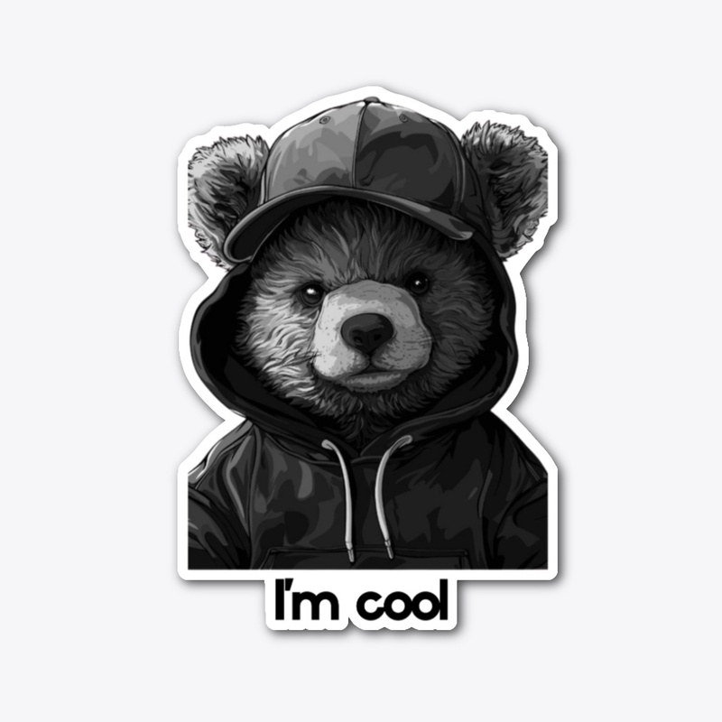 Swagged-Out Bear in Streetwear