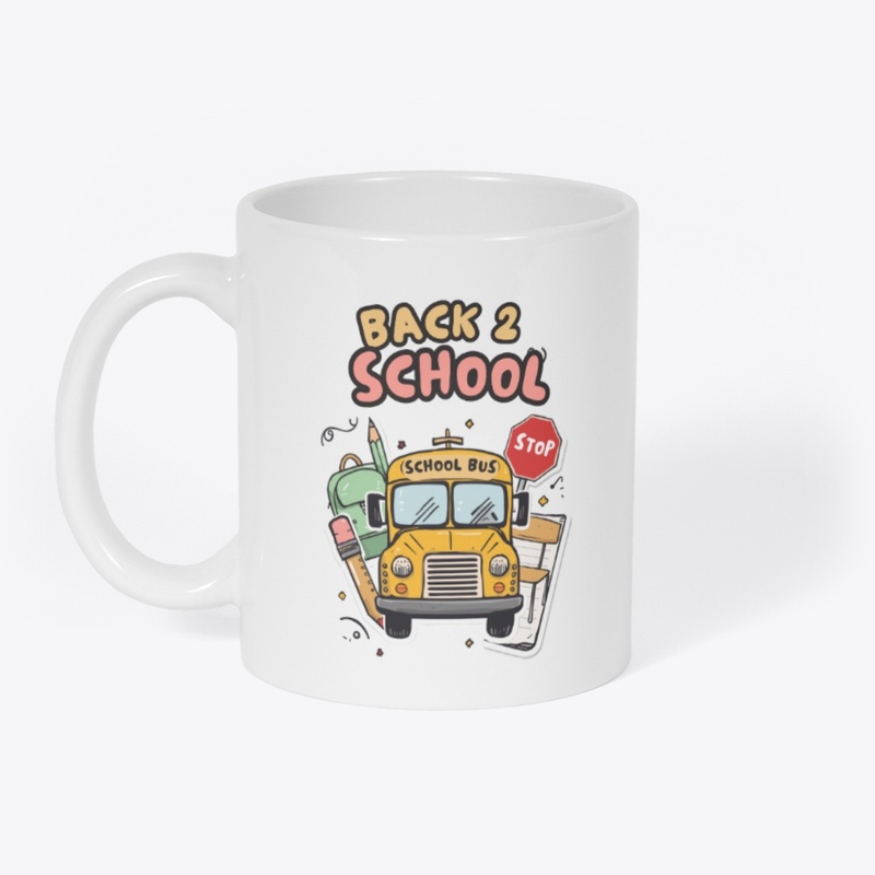  Back 2 School Bus & Supplies T-Shir