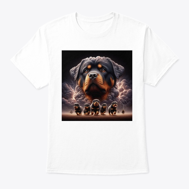 Rottweiler and Puppies