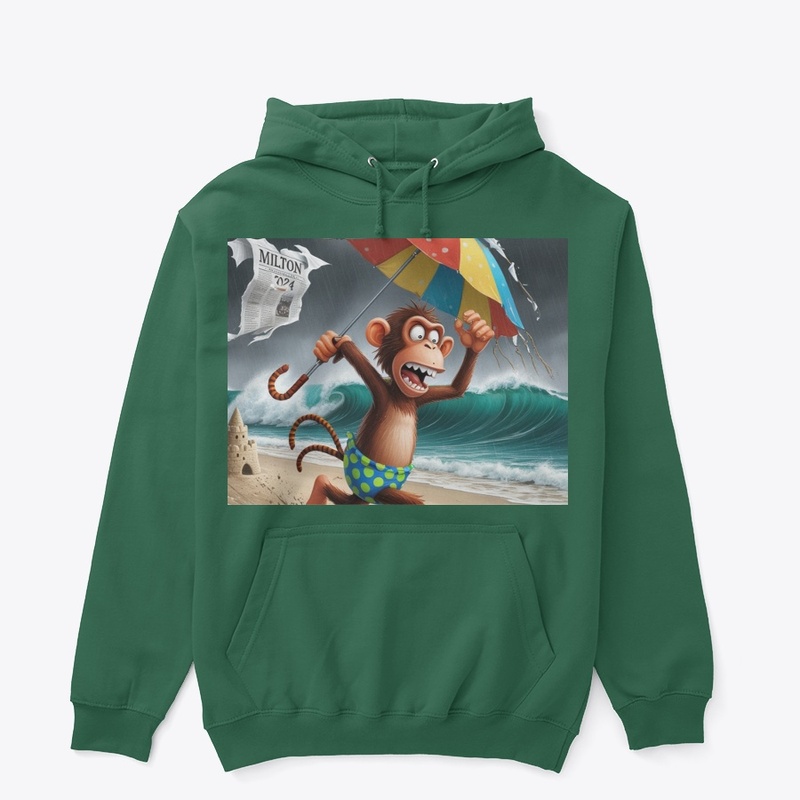 Monkey Struggling in rain collection